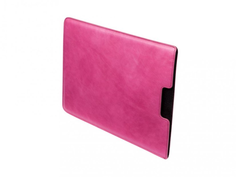 Kožený obal na MacBook 12" růžová