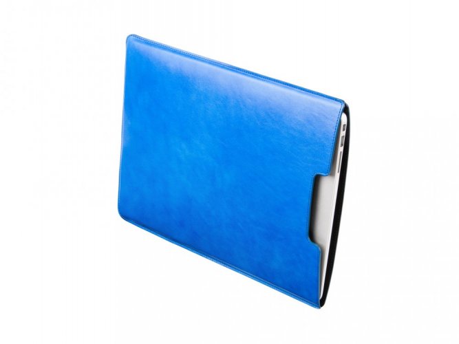 Kožený obal na MacBook Air 13" modrá-oceán
