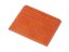 Leather card wallet brown