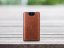 Leather case for iPhone 5 / 5s / SE dark brown