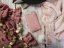 Dámský kožený obal na iPhone SE 2020 růžový zlatá ražba pro ženy