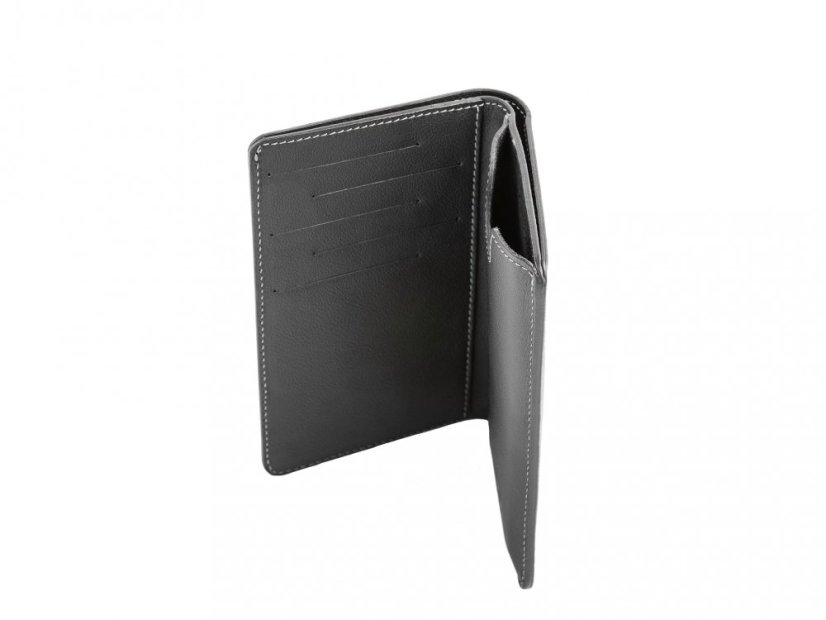 Kožená peněženka s pouzdrem na iPhone 6/6s/7/8 černá
