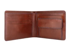 Pánská kožená peněženka tmavě hnědá