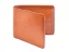 Leather business coin wallet - brown
