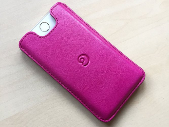 Leather case for iPhone 5 / 5s / SE pink