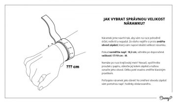 Jak vybrat správnou velikost náramku na ruku