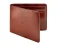 Leather coin wallet dark brown