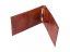 Leather scorecard holder dark brown