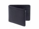 Leather wallet with money clip - Saffiano black