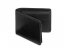 Leather business coin wallet Saffiano black - Removable inner part: Without 6 extra cards