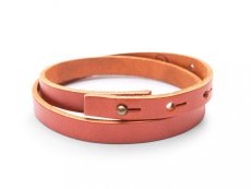 Kožený unisex náramek v hnědé Kožený unisex náramek v hnědé