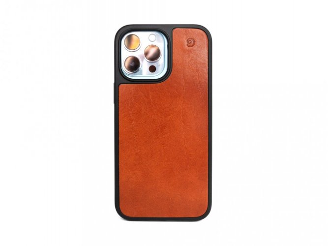 iPhone 15 leather case brown - Device: iPhone 15 Plus