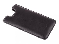 Kožený obal na iPhone 12 Mini na karty černá