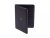 Leather passport and cards holder black Nerro