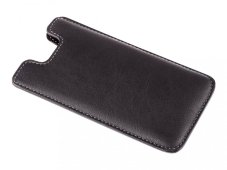 Kožený obal na iPhone 12 Mini černá