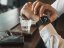 Luxusní Apple Watch řemínek z kůže - černý