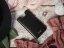 Dámský kožený obal na iPhone SE 2020 černý zlatá ražba pro ženy