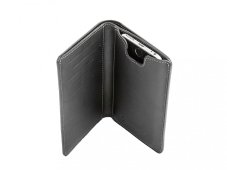 Kožená peněženka s pouzdrem na iPhone 6/6s/7/8 černá