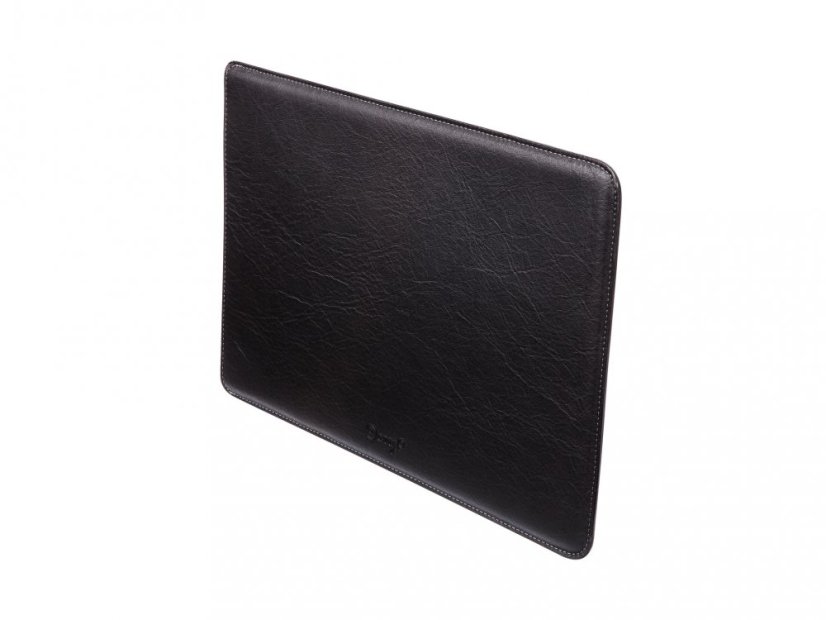 Leather MacBook Pro 13" Touch Bar sleeve black