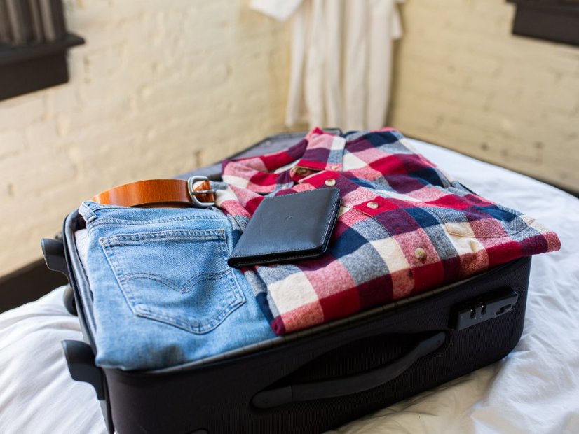 Peněženka s pouzdrem na pas černá