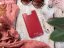 Dámský kožený obal na iPhone SE 2020 červený zlatá ražba pro ženy