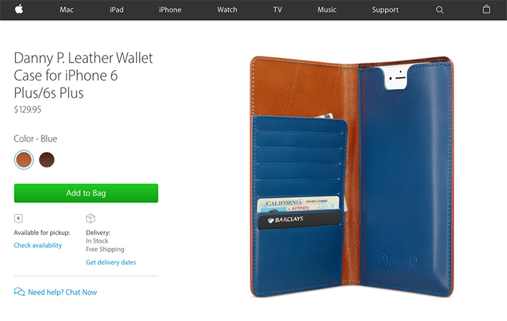 Our wallets listed on Apple.com